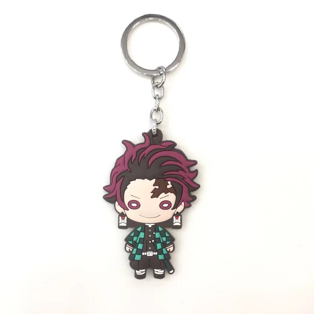 Demon Slayer: Kimetsu no Yaiba Popular Cartoon Anime Soft Plastic Keychain