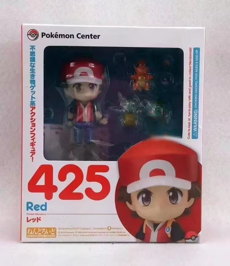 Nendoroid 10CM Pokemon Red 425# Anime PVC Figure Toy