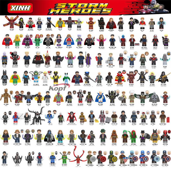 Legos mini Heroes