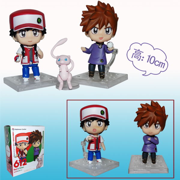 Pokemon Ash Ketchum Okido Green 612# Anime Figure(14CM)