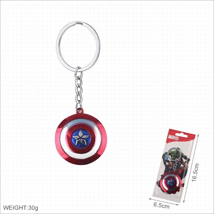 Marvel Comics Captain America Movie Alloy Keychain