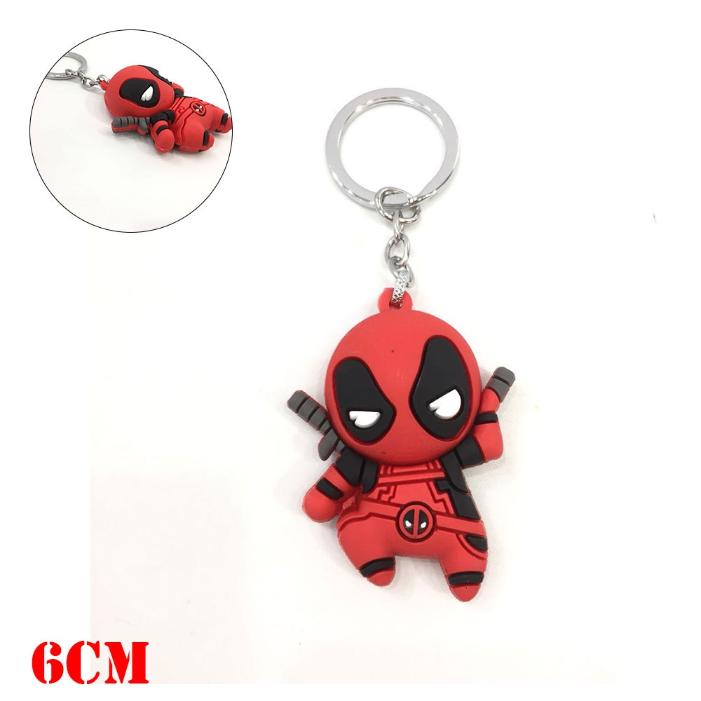 Marvel Comics Deadpool Movie Soft Plastic Keychain