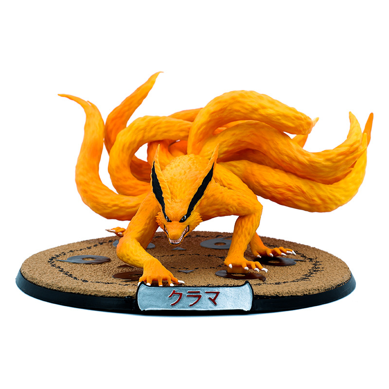 Naruto GK kyuubi Japanese Cartoon Anime PVC Figure(color box)
