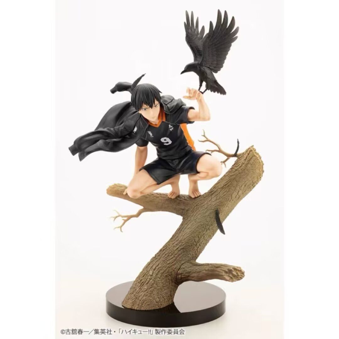 2 Styles 28cm Haikyuu Hinata Shoyo Tobio Kageyama sitting Anime PVC Figure Toy