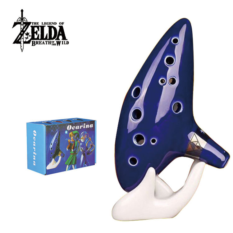 The Legend Of Zelda Anime Ocarina with Hand