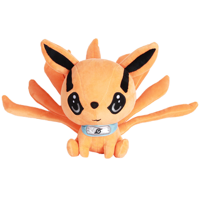 25CM Naruto Kurama Cartoon For Kids Collectible Doll Anime Plush Toy