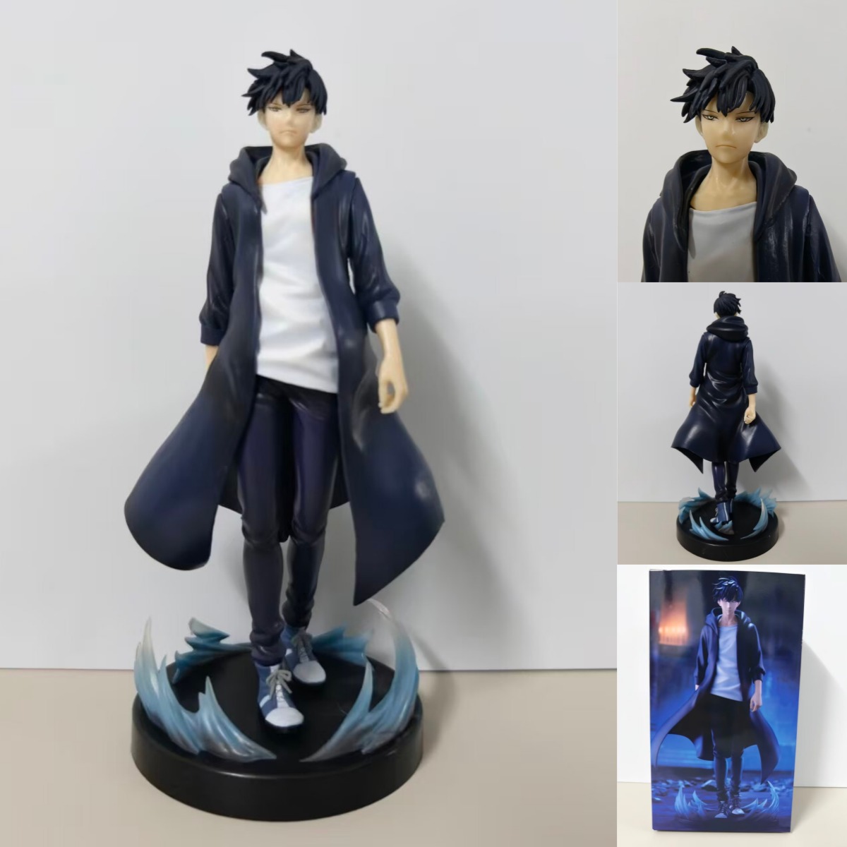22cm Solo Leveling Sung Jin-Woo Cartoon Anime PVC Figures