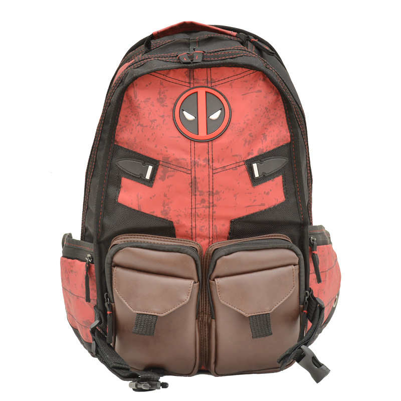 36*20*46CM Marvel Deadpool Movie Anime Backpack Bag