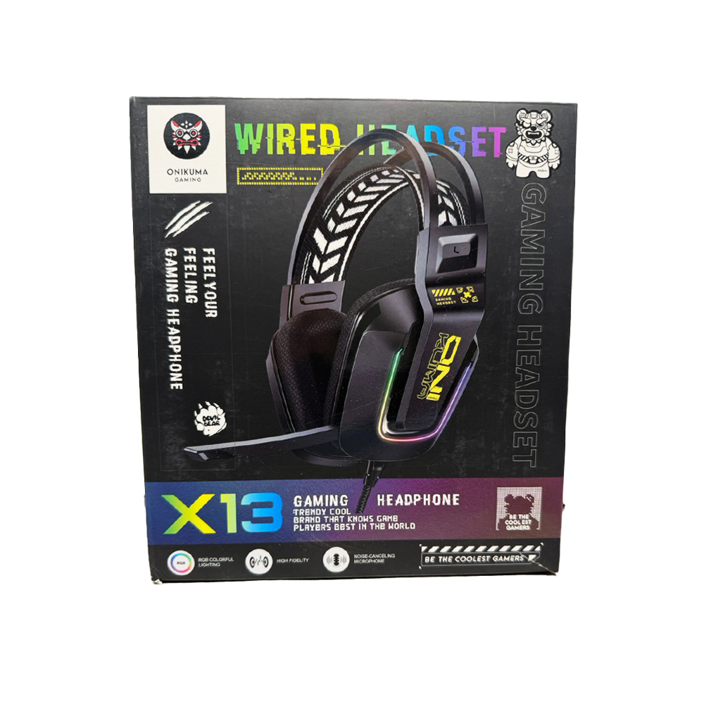 Wired Headset  X13 Onikuma