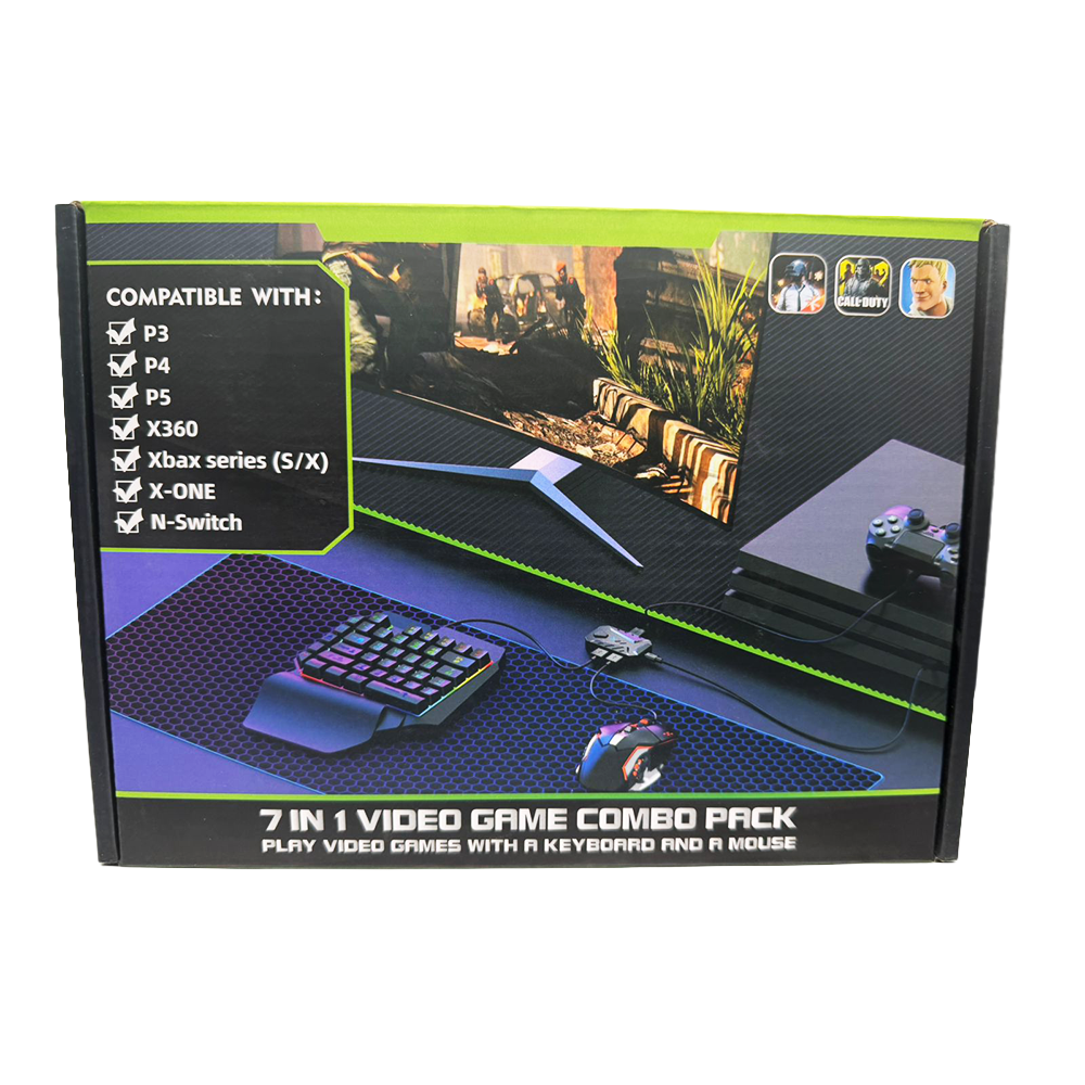 7 in 1 Video Game Combo Pack