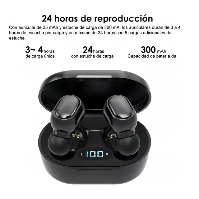 Audifonos 	True Wirelles Version 5,3