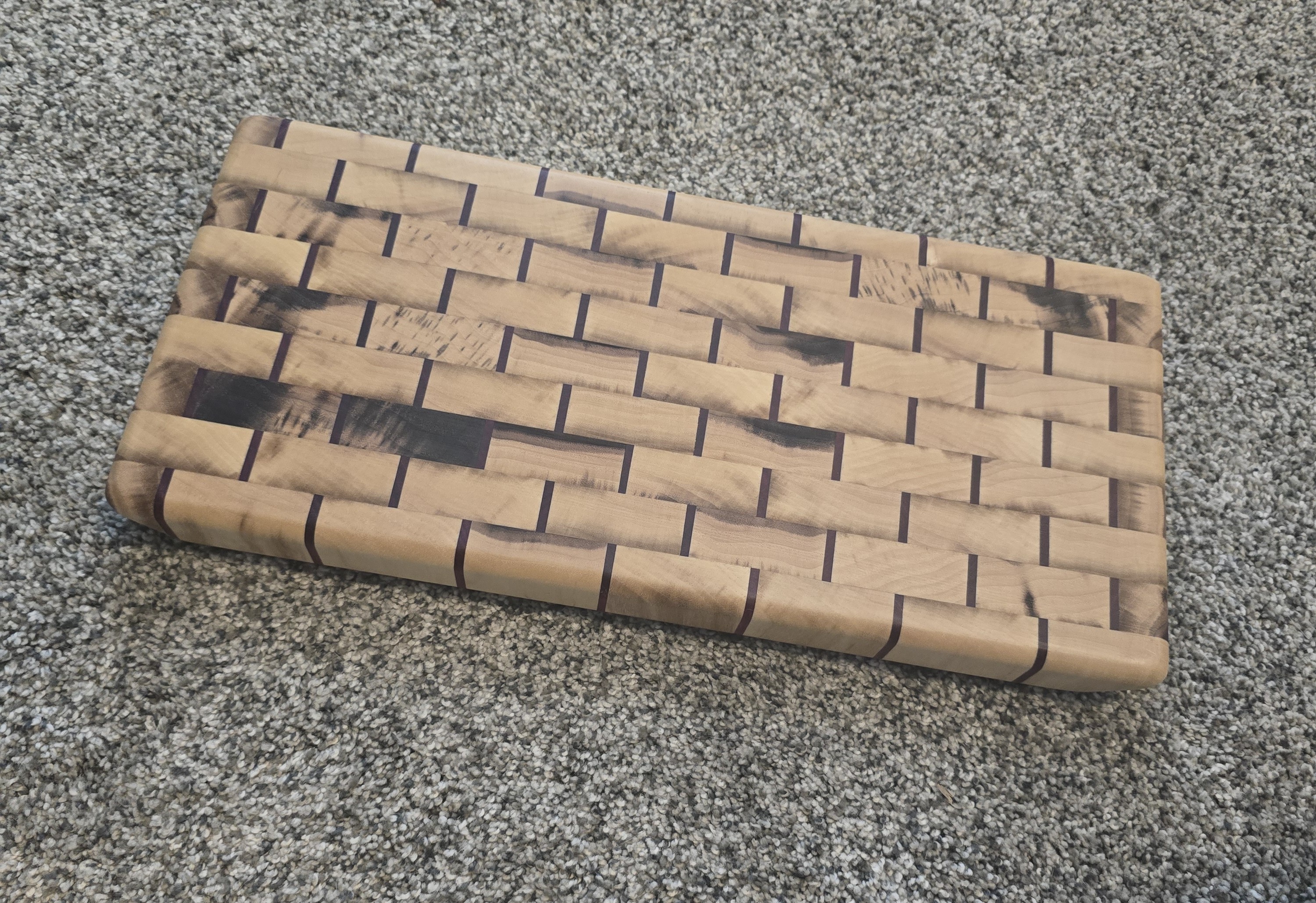 Wooden Brick Pattern End Grain Cutting Board