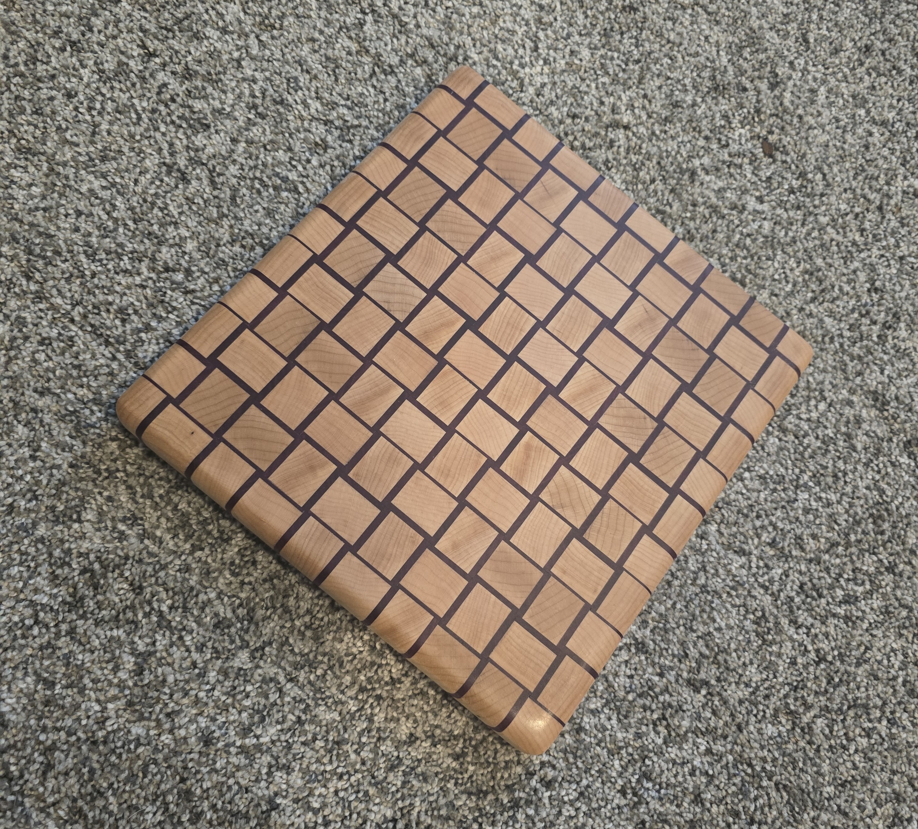 Basket Weave End Grain Wooden Cutting Board