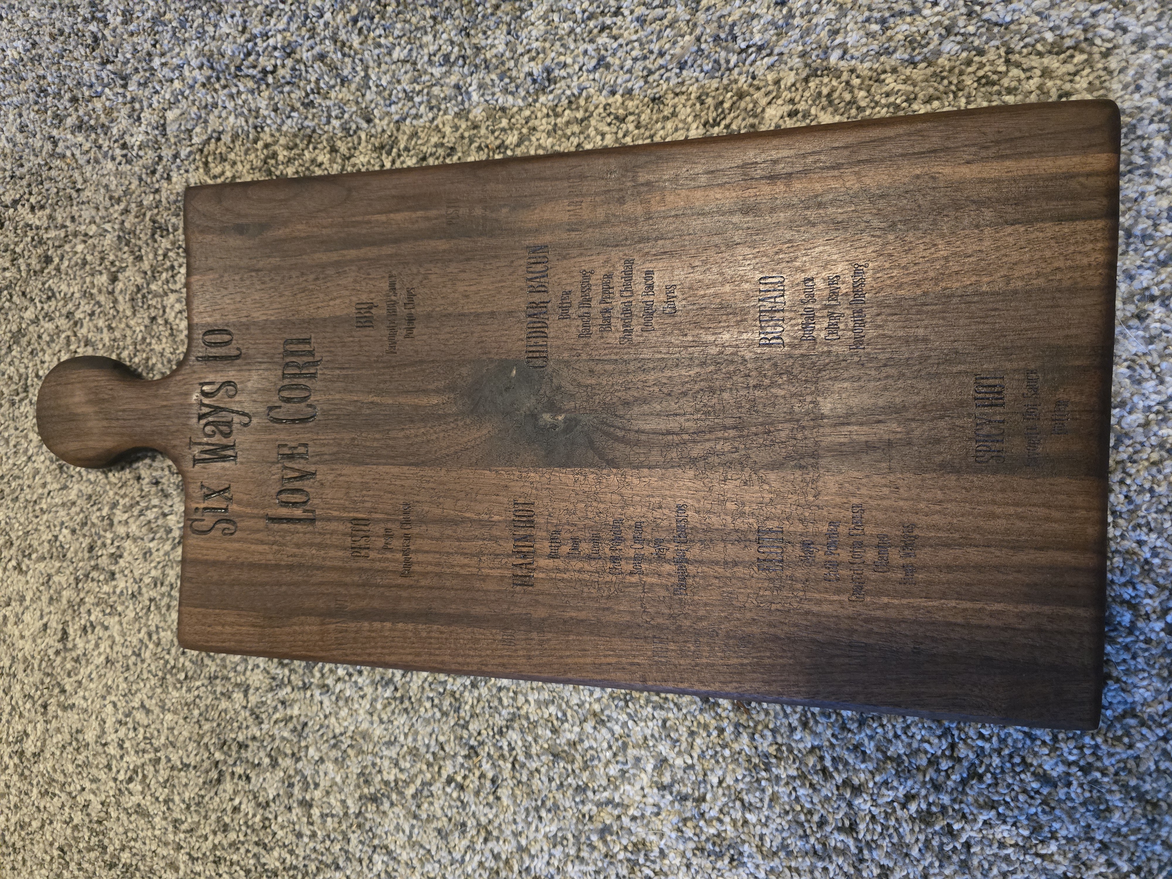 Engraved Wooden Cutting Board