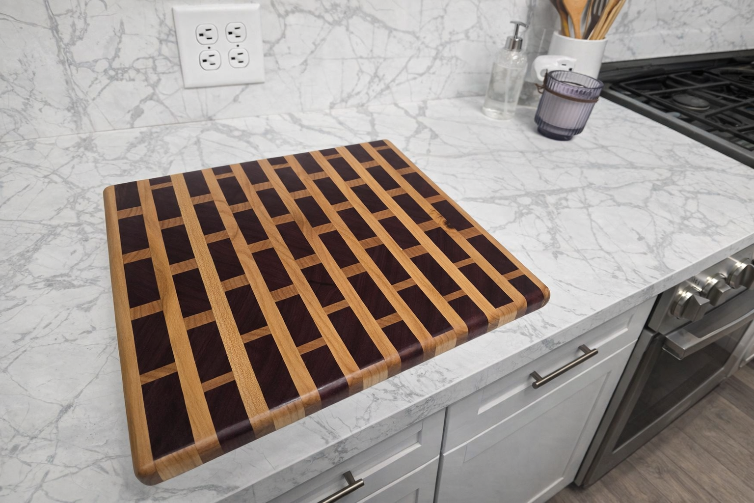 Wooden End Grain Cutting Board