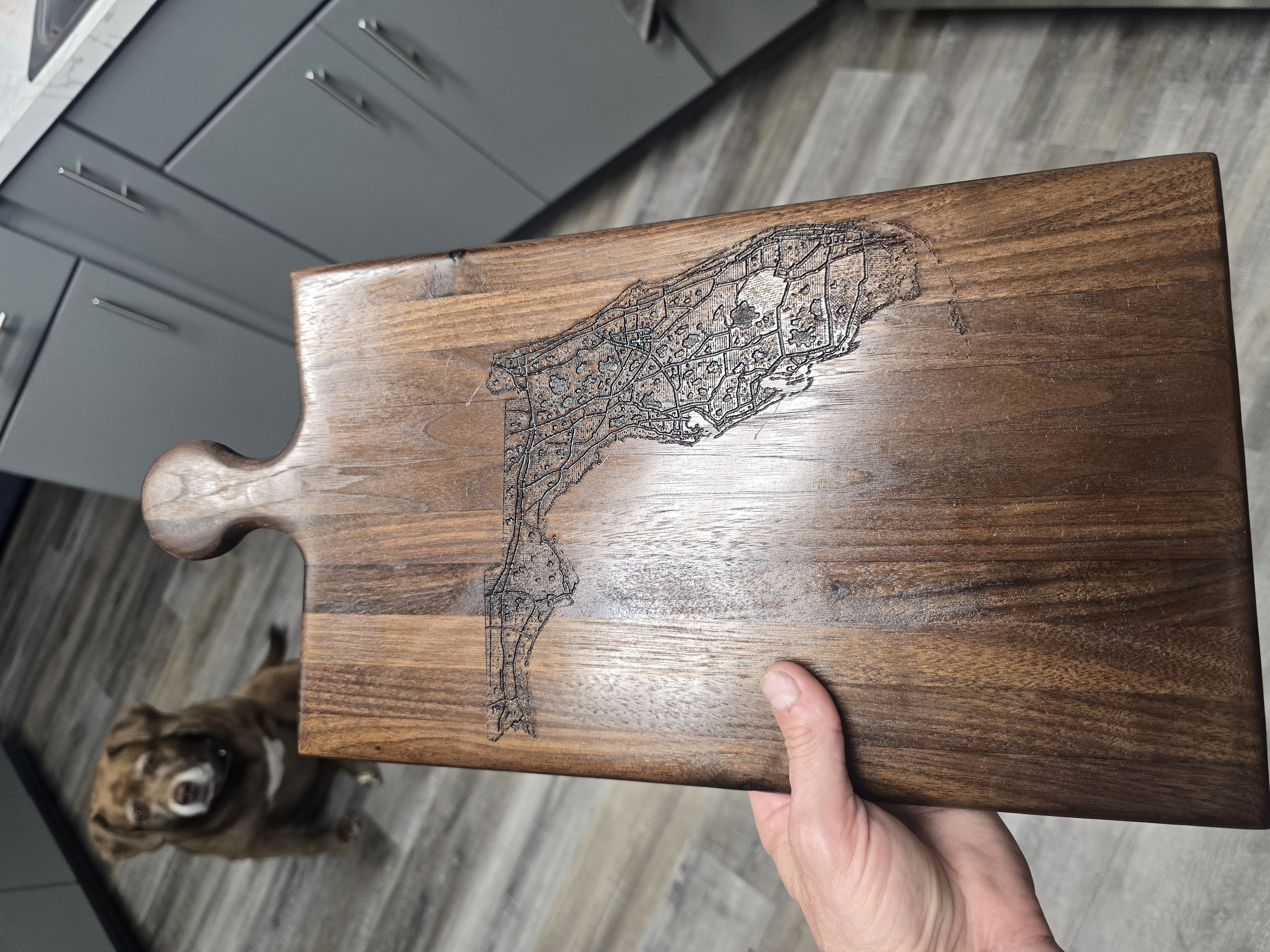 Handcrafted Florida Engraved Wooden Cutting Board