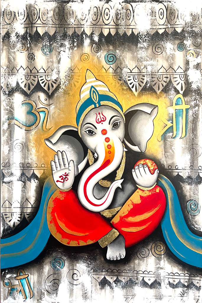 Sacred "Shree" Ganesha Vastu Painting | Auspicious Beginnings