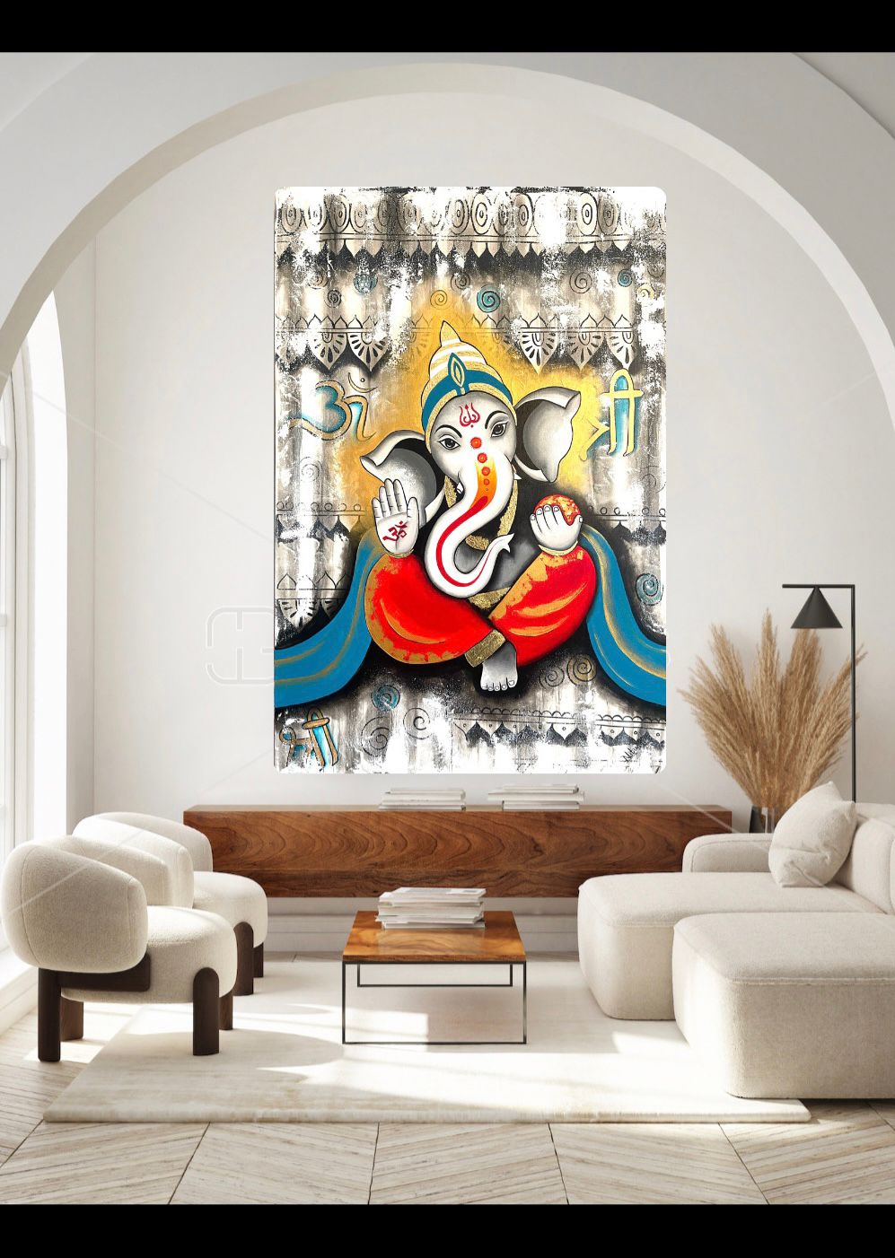 Sacred "Shree" Ganesha Vastu Painting | Auspicious Beginnings