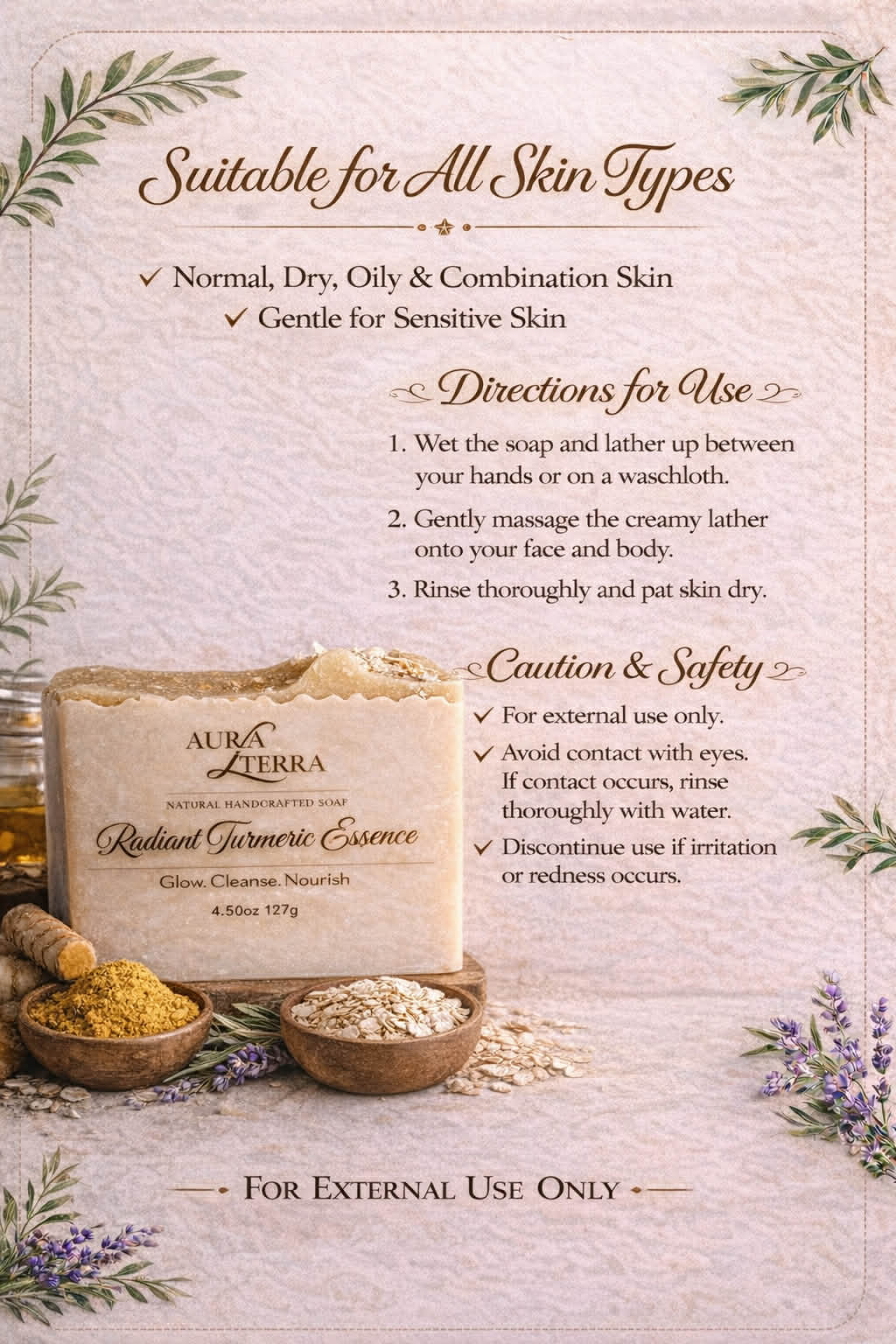 Radiant Turmeric Essence Soap