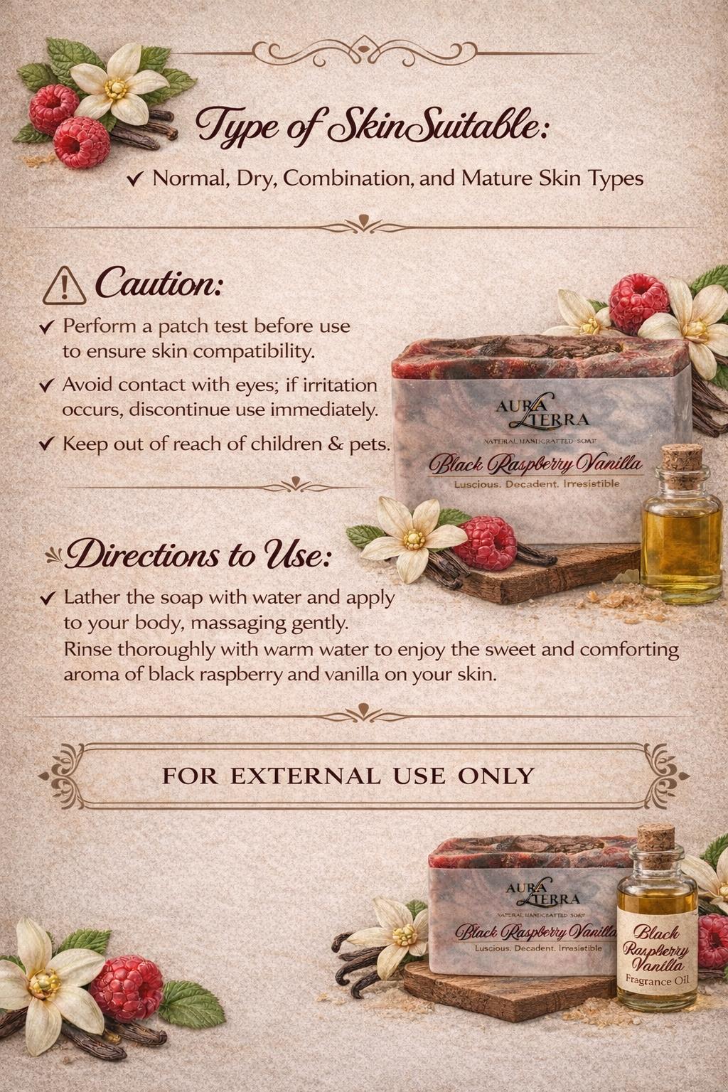 Black Raspberry Vanilla Soap