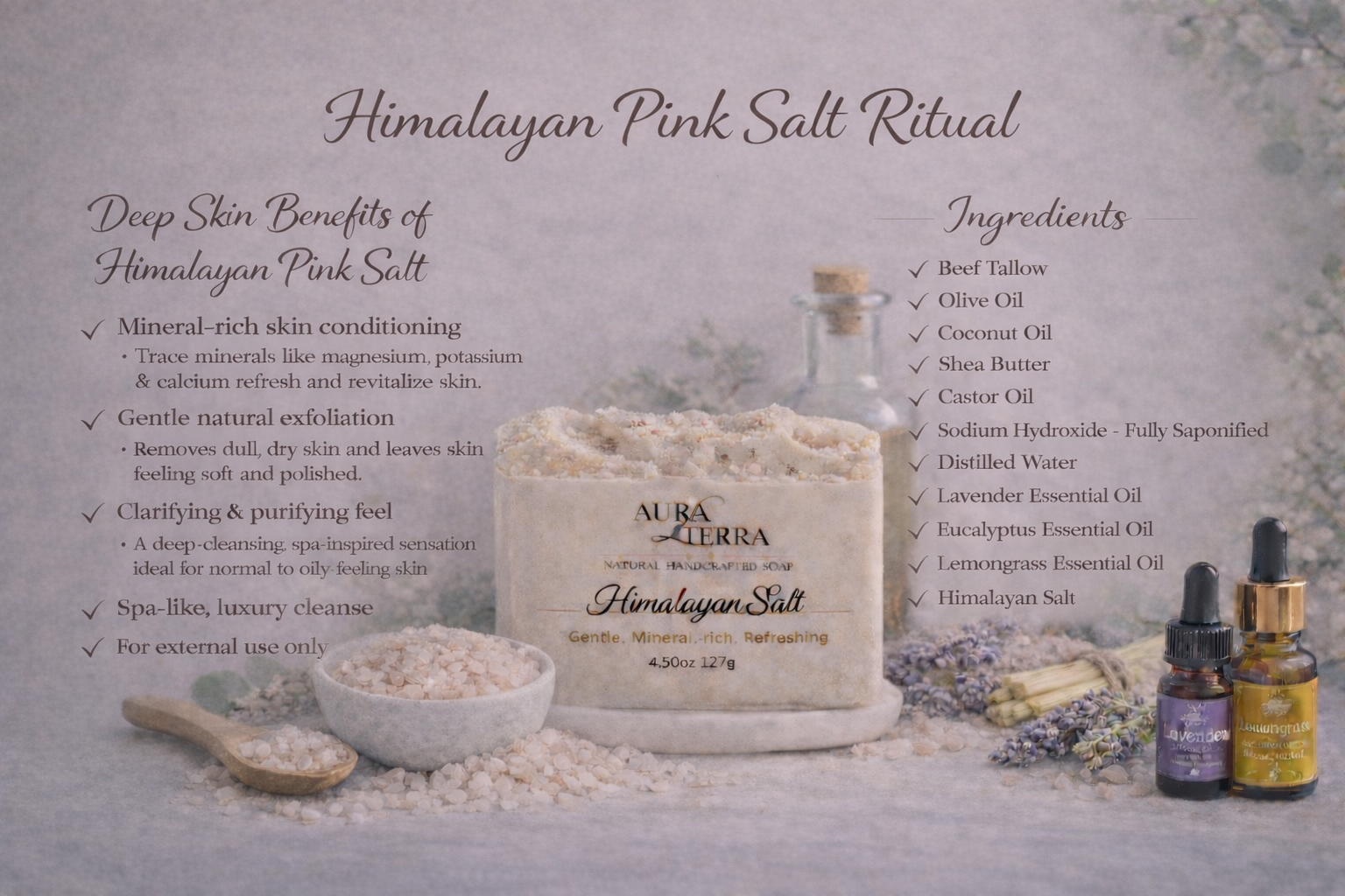 Himalayan Pink Salt Ritual Soap