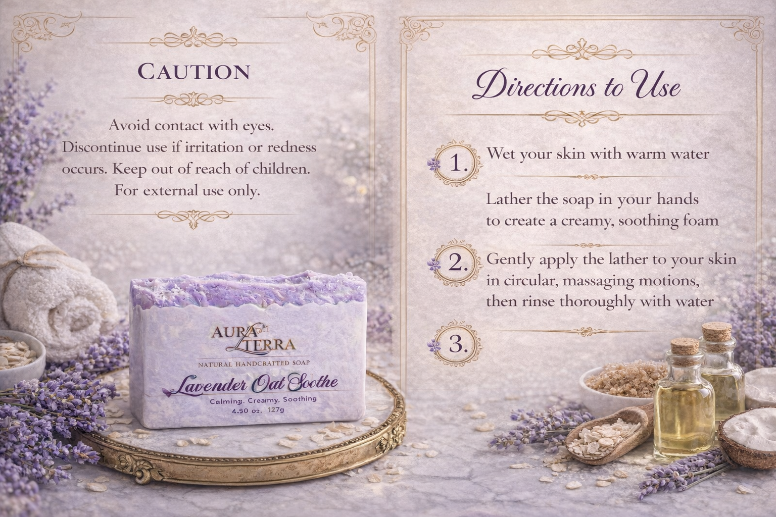 Lavender Oat Sooth Soap