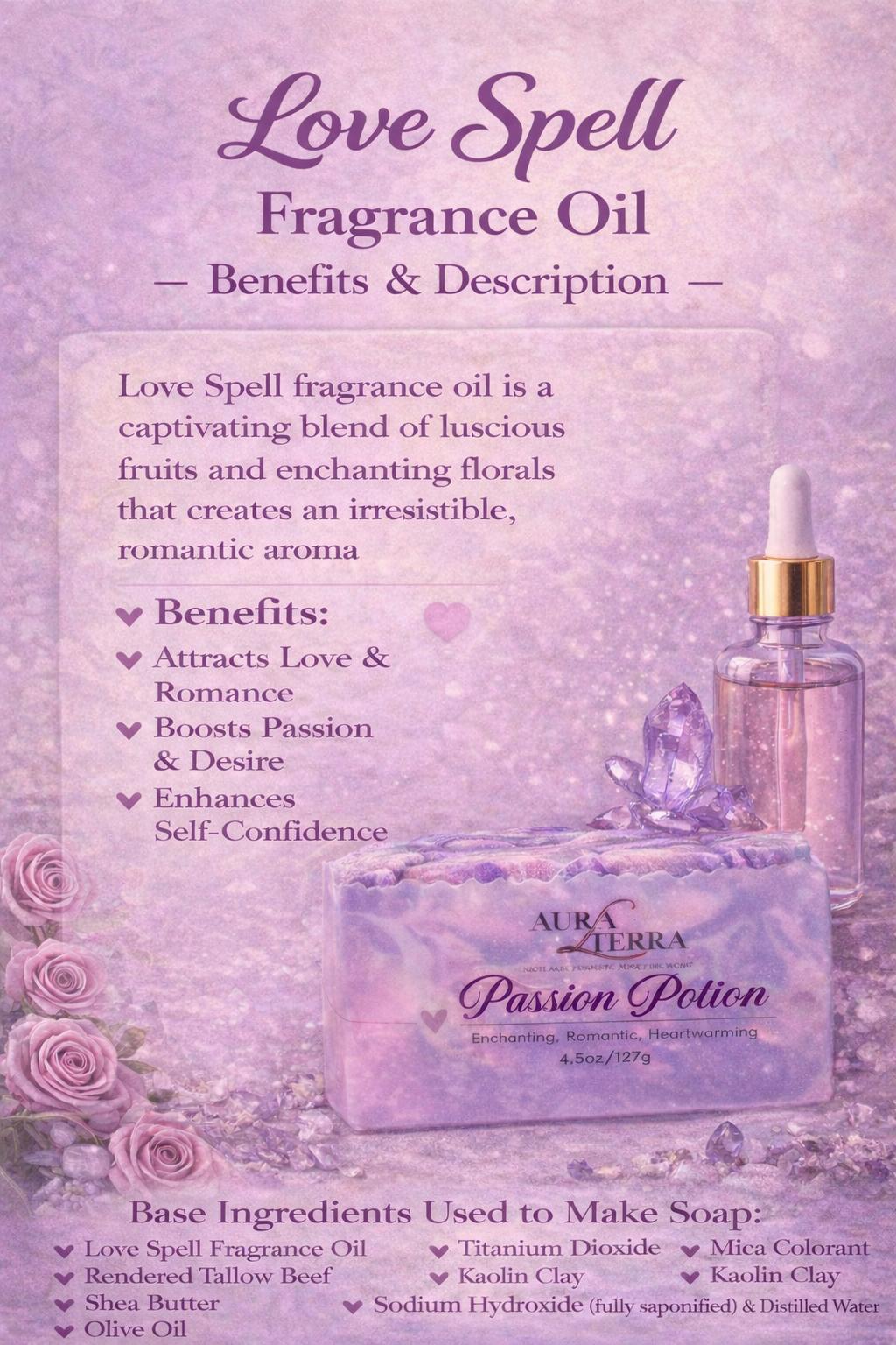 Passion Potion- Love Spell Soap