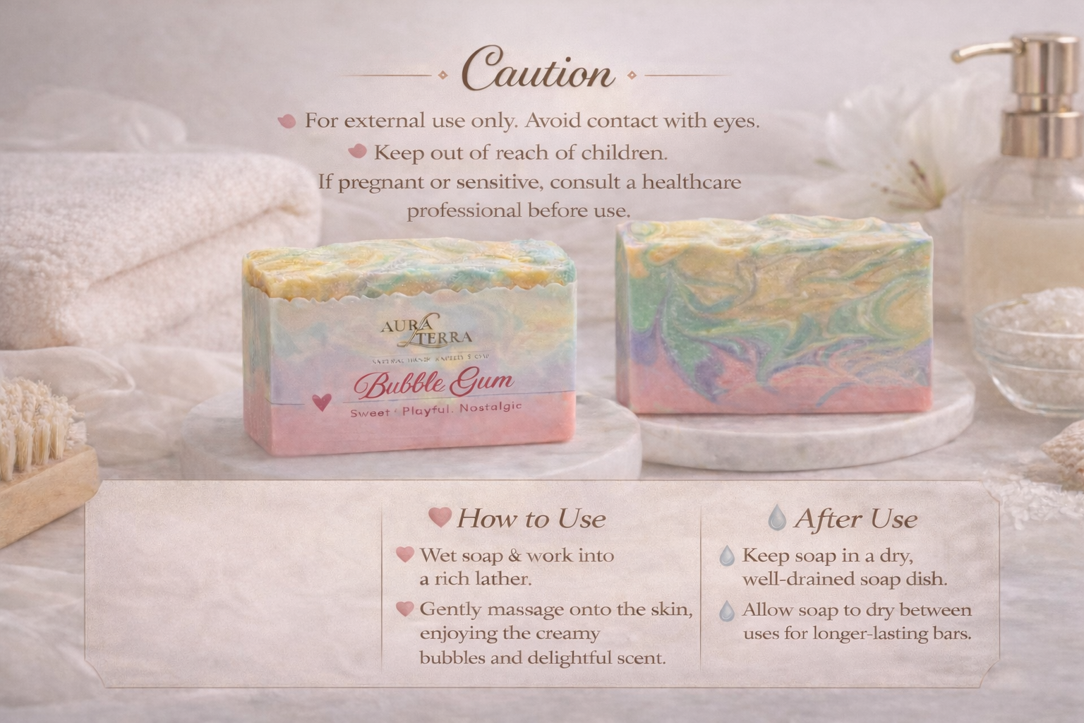 Bubble Gum Artisan Soap