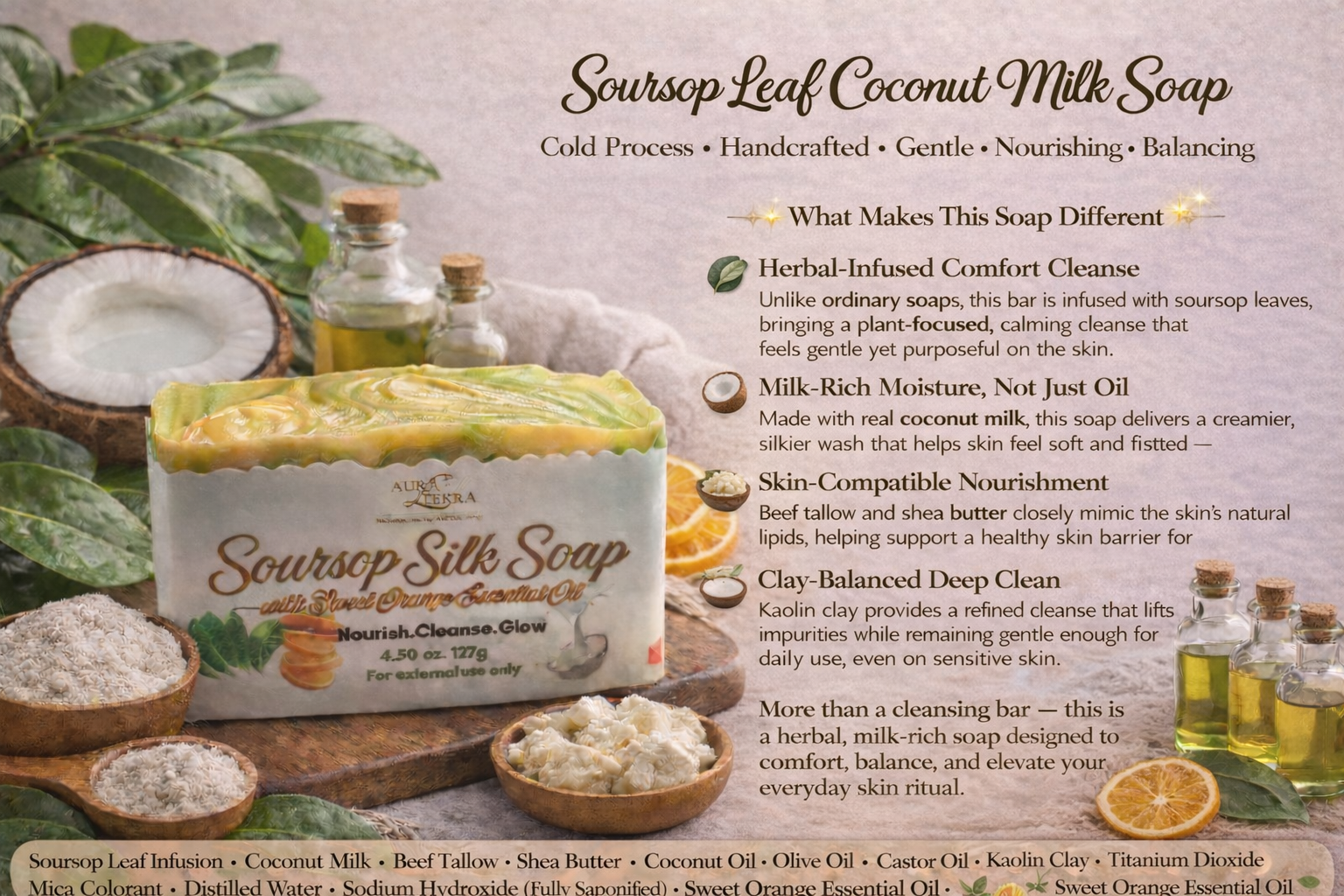 Soursop Silk Soap