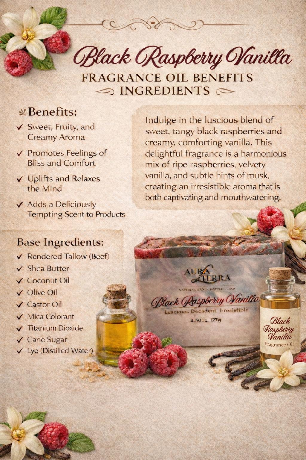 Black Raspberry Vanilla Soap