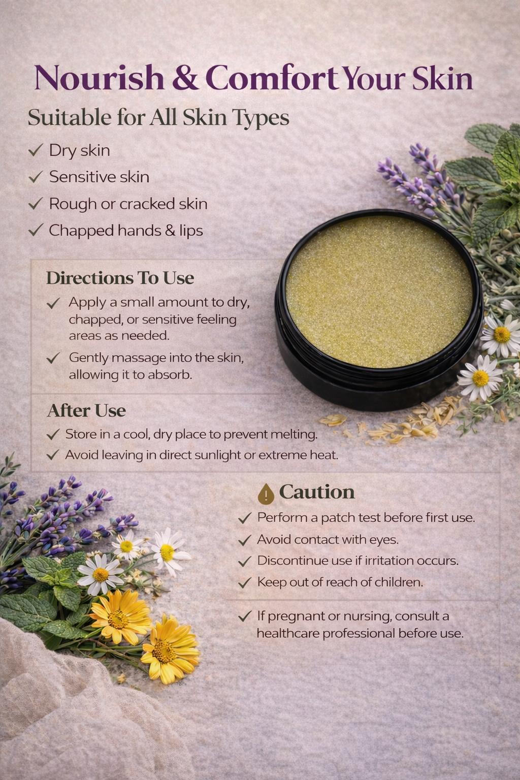 Herbal Salve with Shea & Cocoa Butter