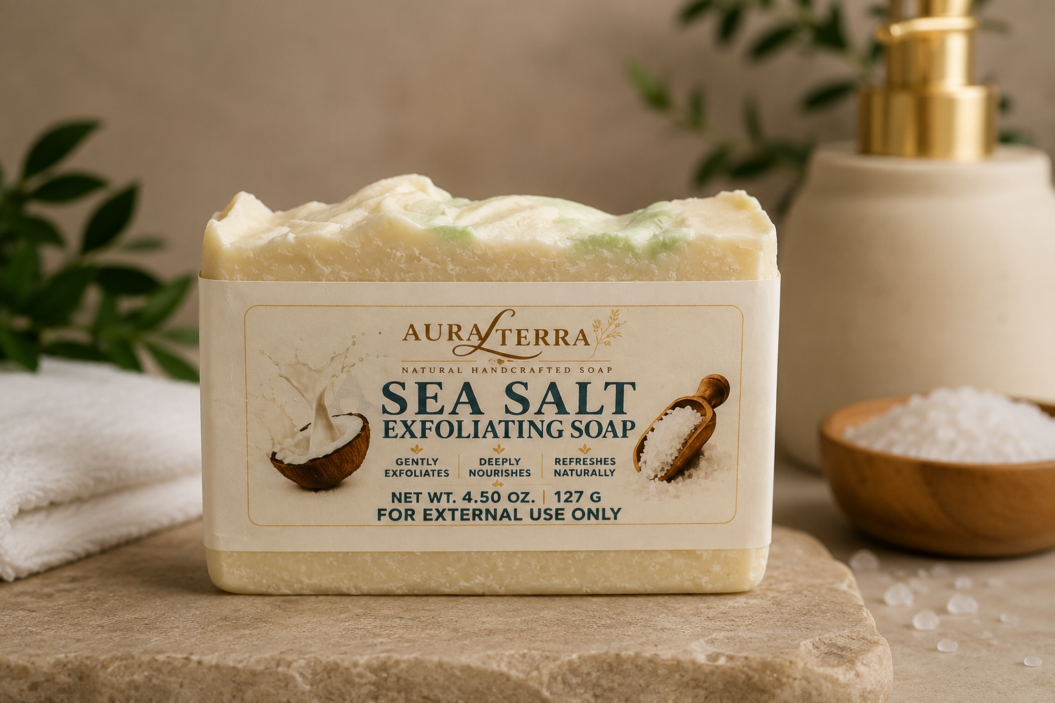 Sea Salt Exfoliating Soap