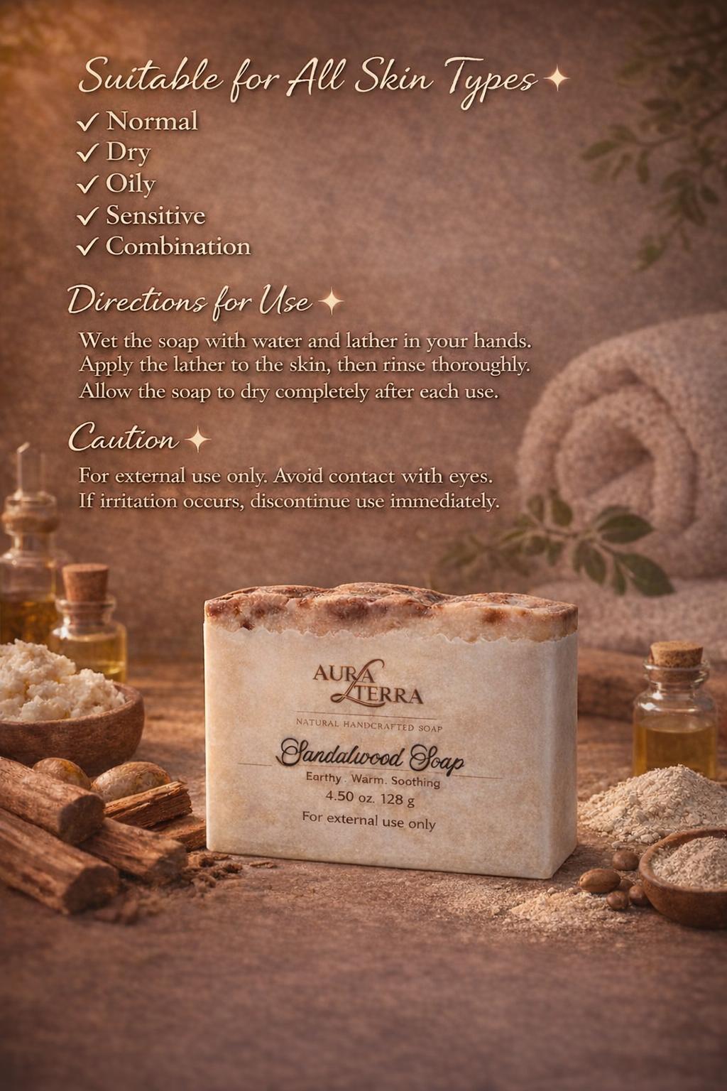 Handcrafted Sandalwood Soap