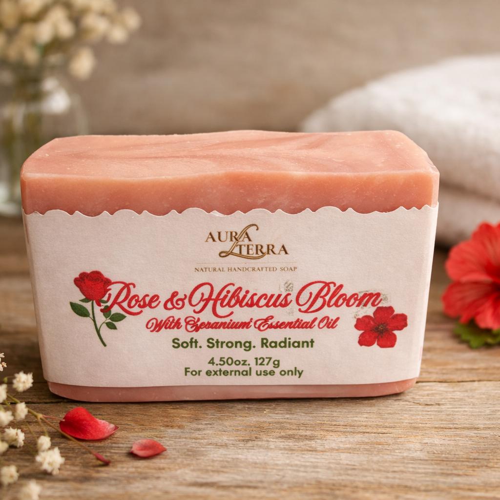 Rose & Hibiscus Bloom Soap