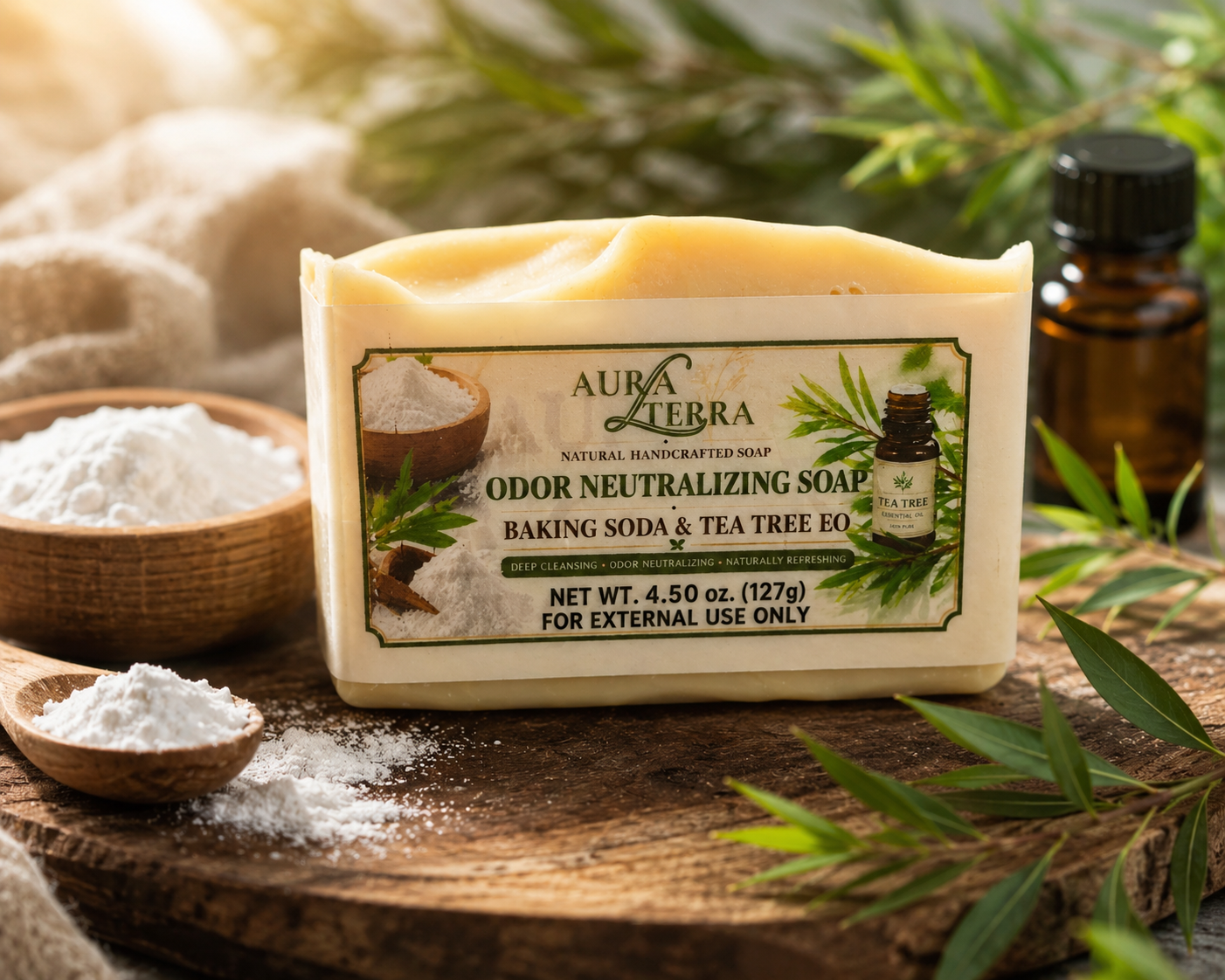 Aura Tierra Odor Neutralizing Soap