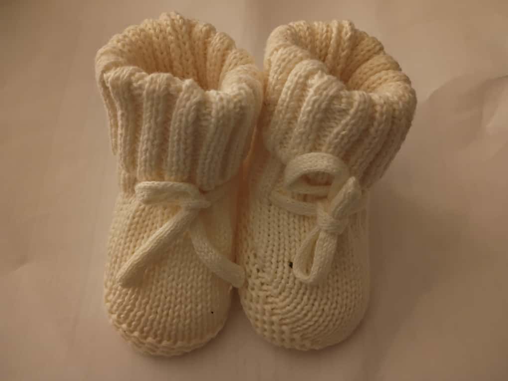 Chaussons bébé en laine
