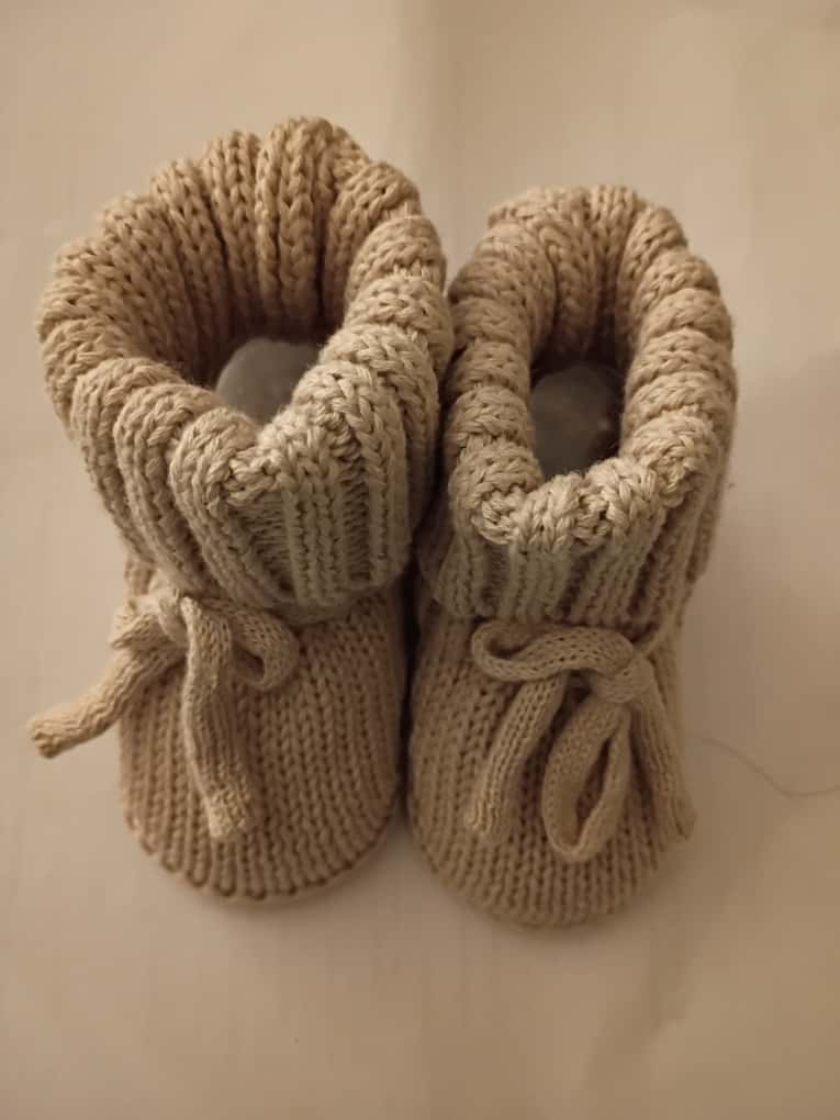 Chaussons bébé en laine