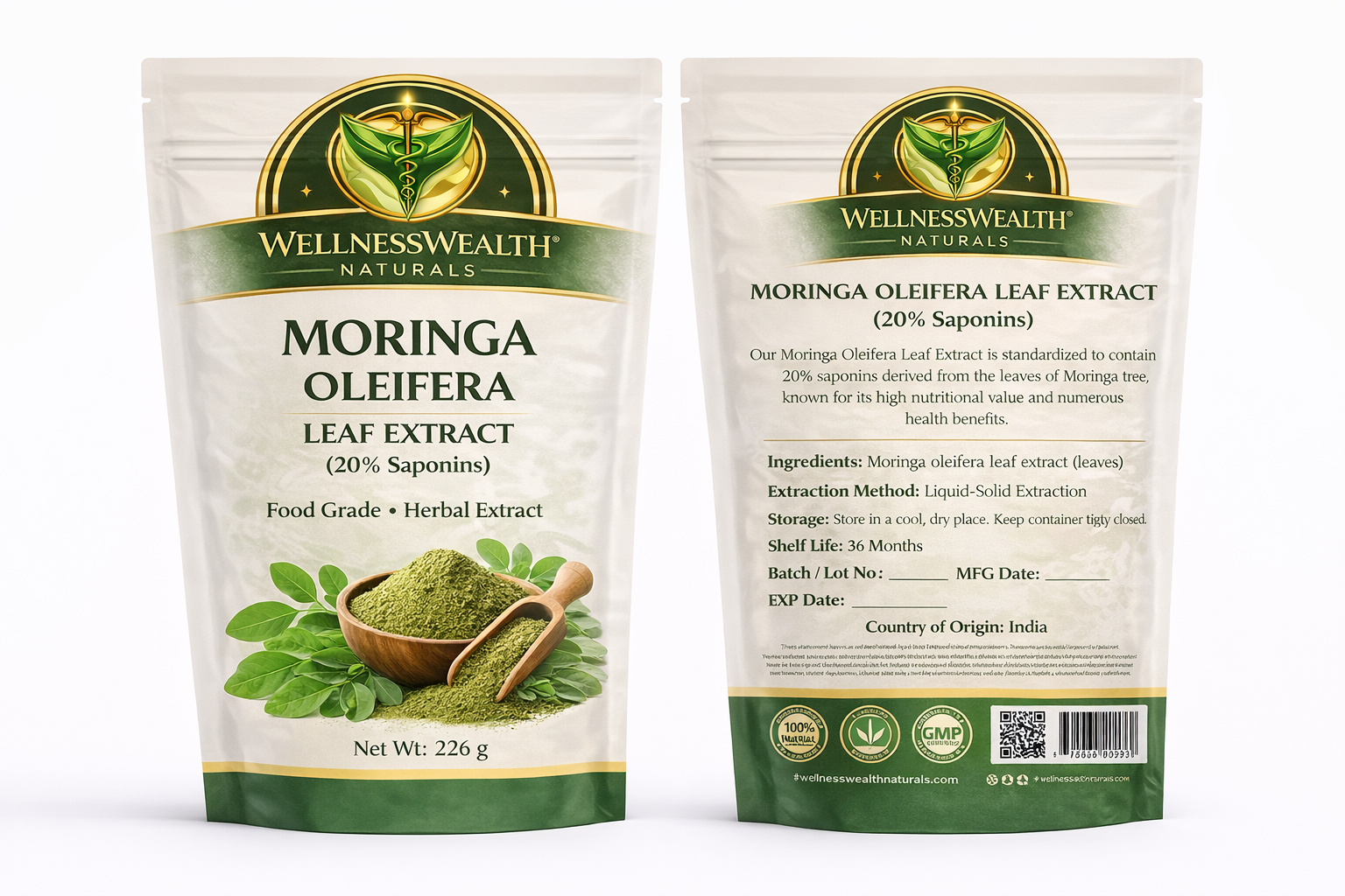 Moringa Oleifera Leaf Extract