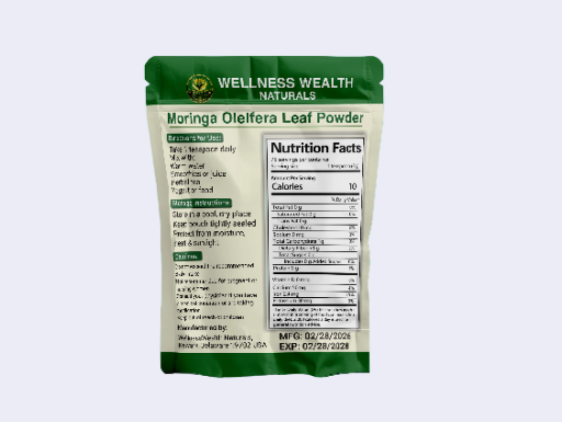 Organic Moringa Leaf Powder