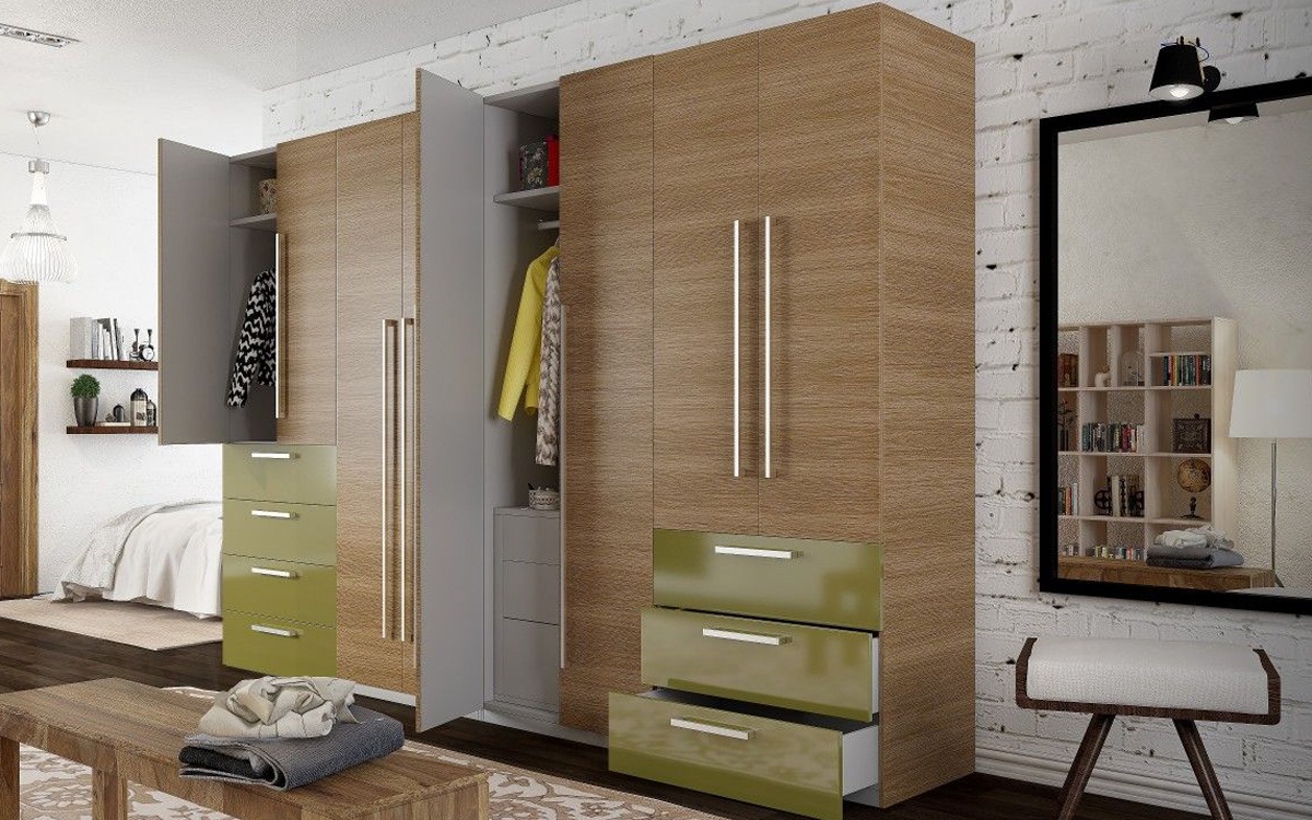 Modern Wooden Wardrobe