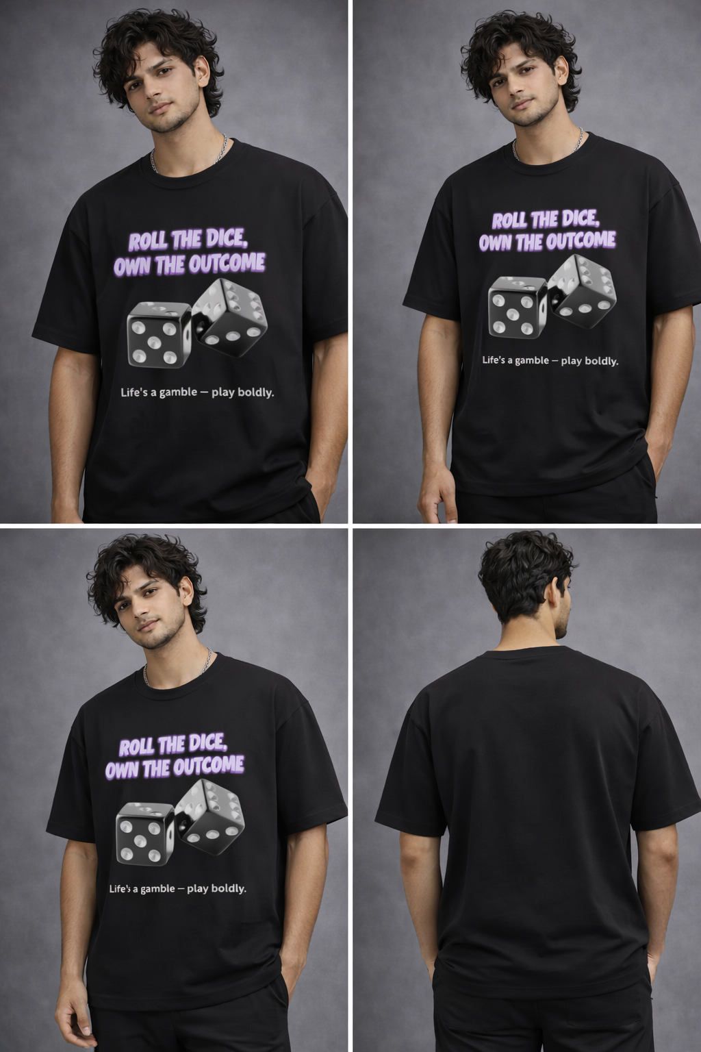 Dice Motivation Graphic T-Shirt (Unisex)