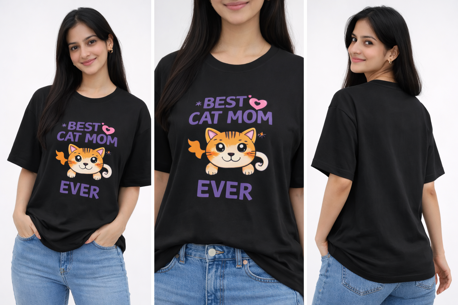 Best Cat Mom Ever T-Shirt