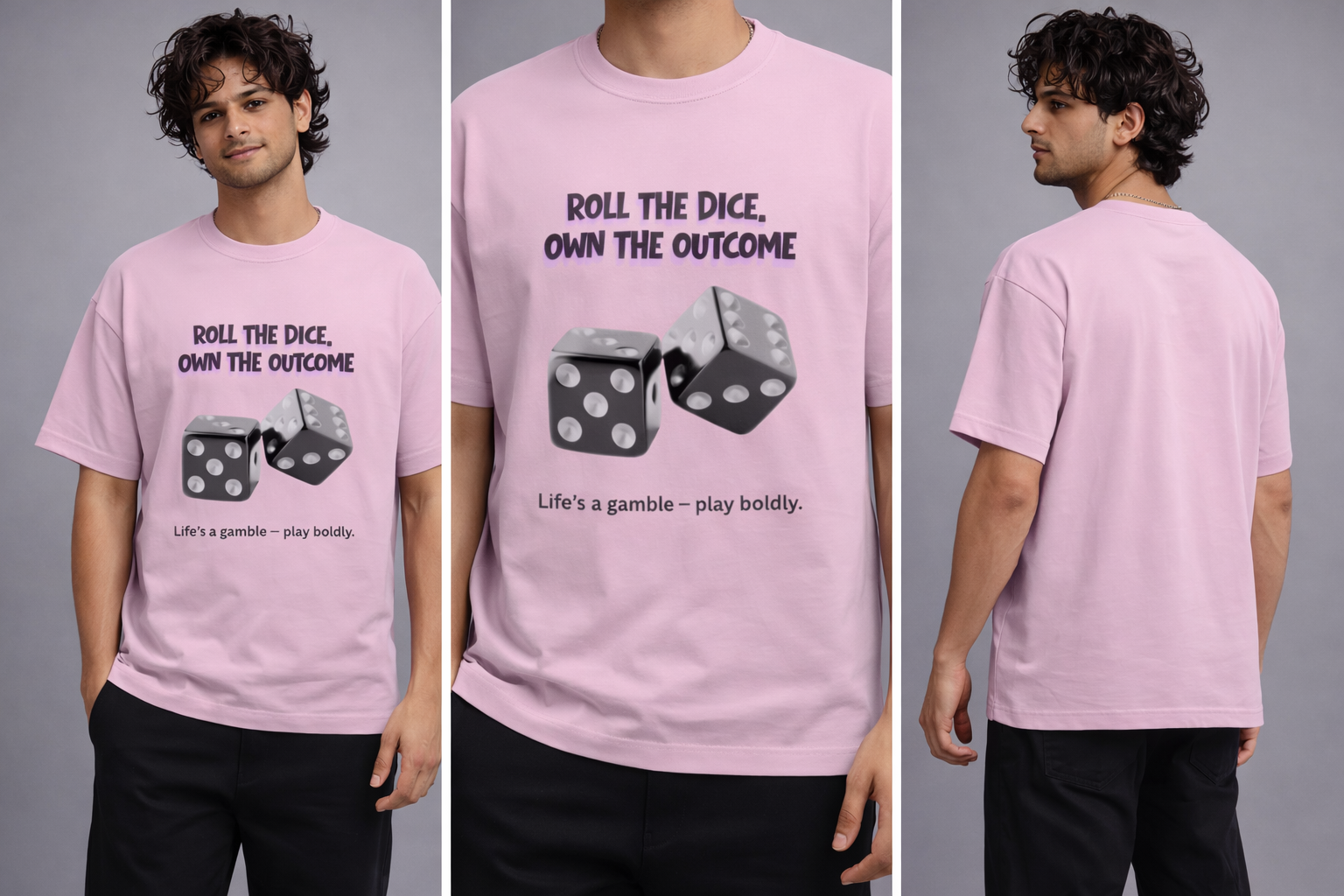 Dice Motivation Graphic T-Shirt (Unisex)