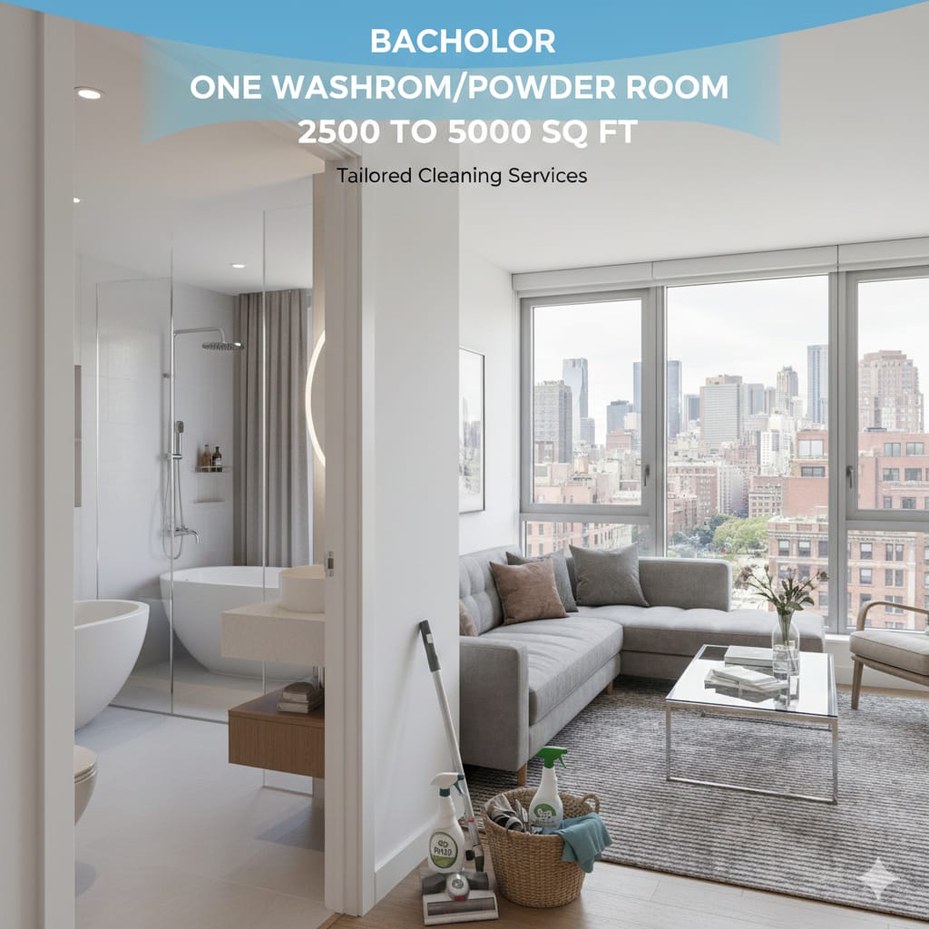 Bachelor 1 washroom/powder room