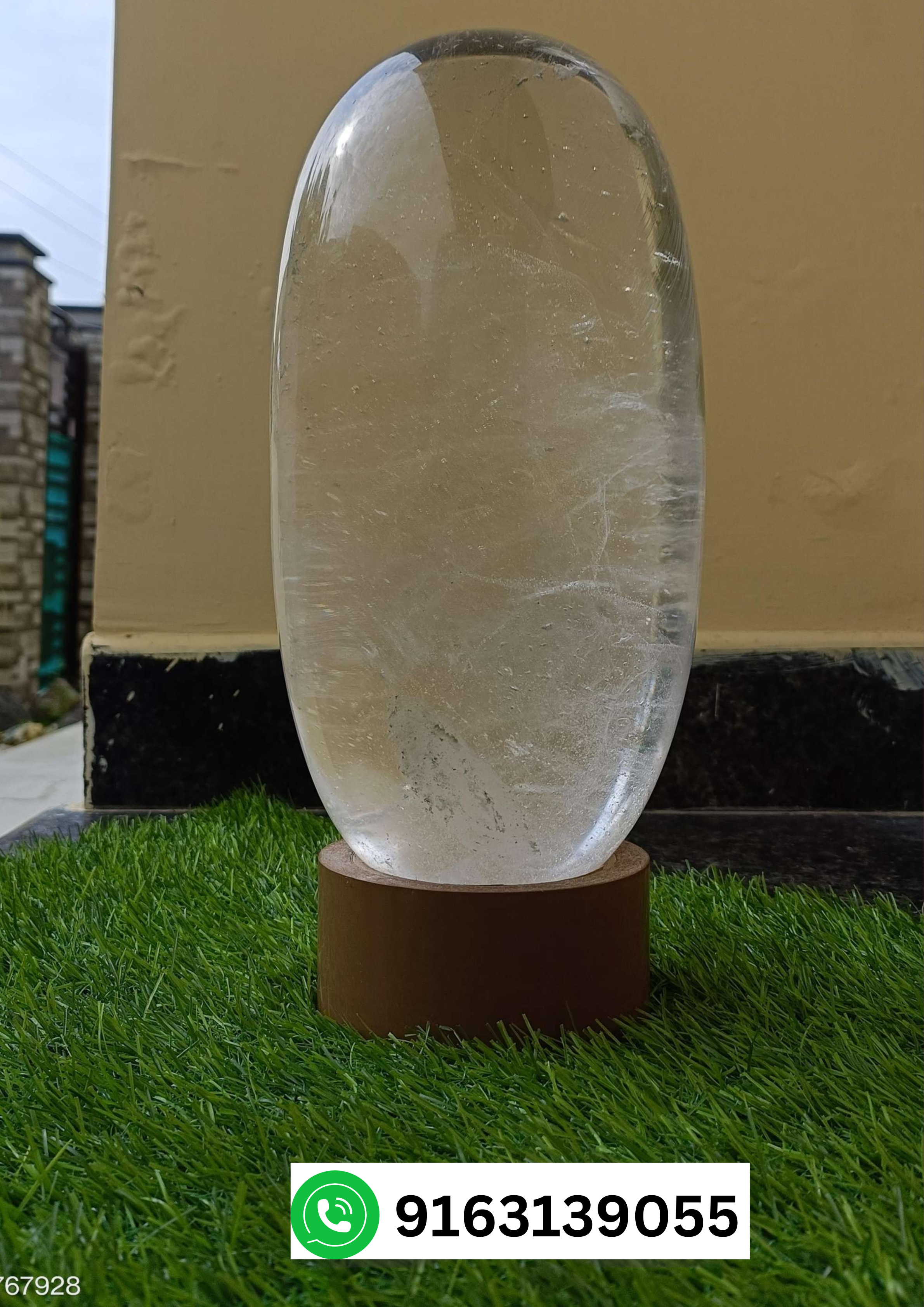 Natural Clear Quartz Crystal Obelisk