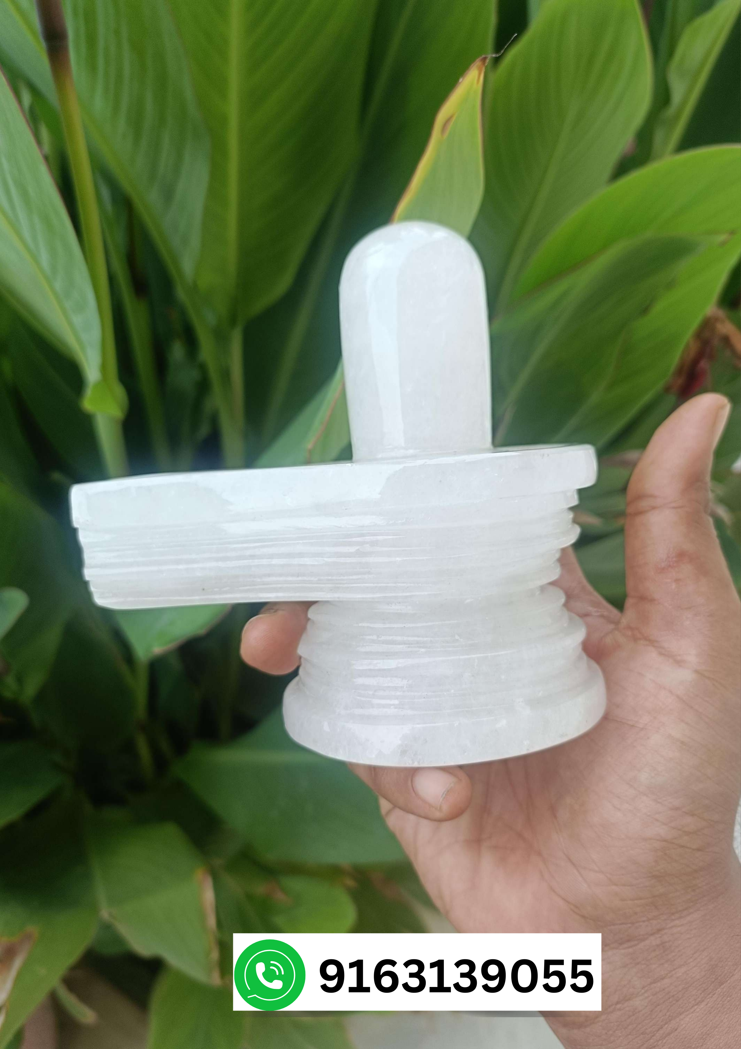 White Marble Shivling