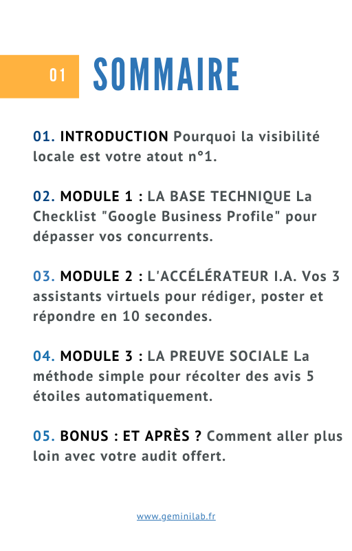 Kit Visibilité Express : Google + IA (Édition 2026)