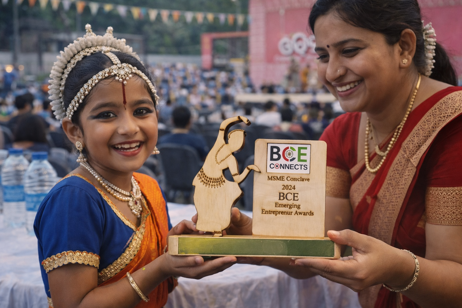 BCE Connects MSME Conclave Award Trophy