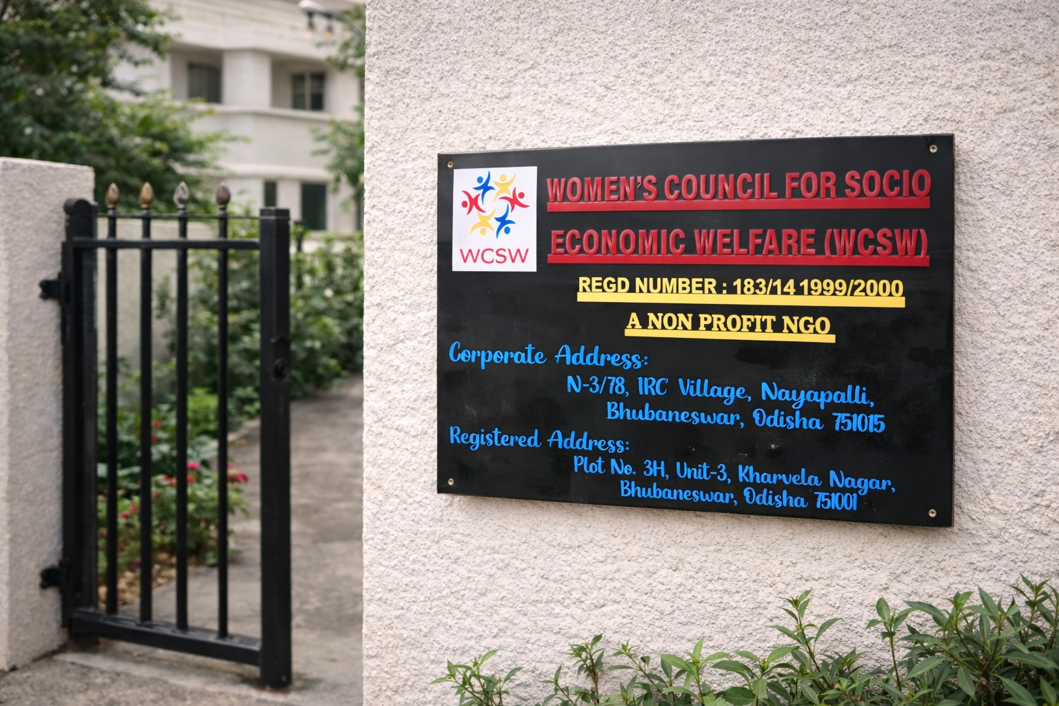 Office Signboard for NGO