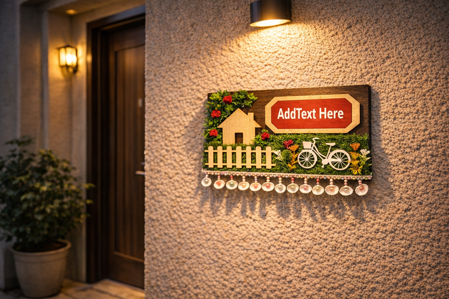 Personalized Wooden Name Plate